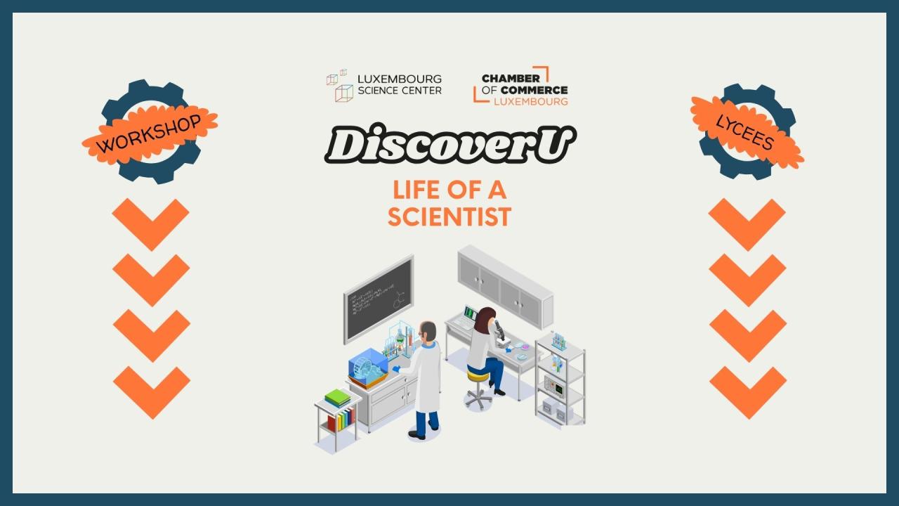 Discover U Life of a Scientist Banner