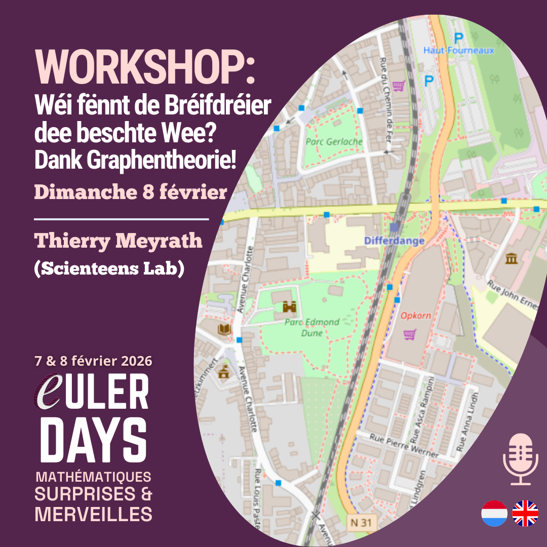 EULER DAYS 2026 - 2e Edition | Science Center